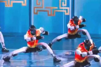 Chinese robots dance like humans, goes viral: also performs martial arts with children