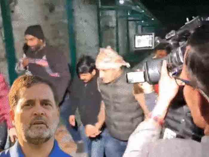 Rahul Gandhi said, "This is India, not North Korea: Peaceful protest is the soul of democracy."