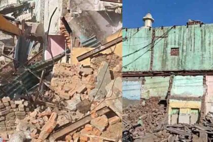 HSVP razes dozens of illegal structures in the path of the Mujesar underpass, mosque granted two days' extension