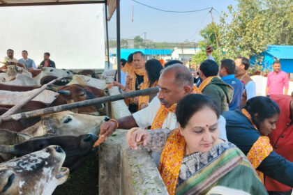 A delegation of councillors from Thiruvananthapuram, Kerala visited Shri Gopal Gaushala and appreciated the arrangements.
