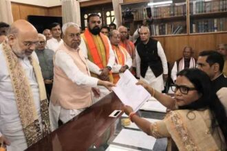 Nitish files nomination for Rajya Sabha: Says will support the new government