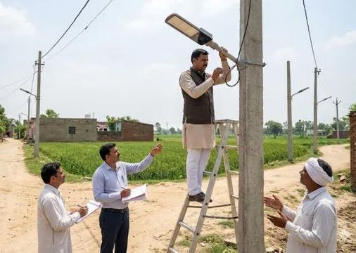 Panchayat department will inspect the streetlights of 30 villages.