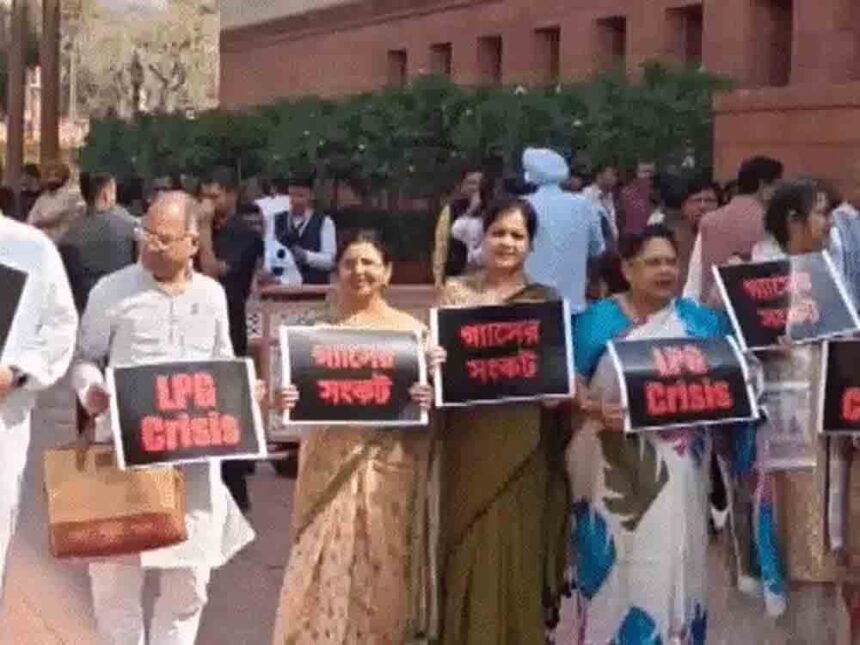 Opposition slogans raised in Parliament over LPG crisis: Finance Minister says, stand together in difficult times