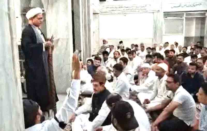 Slogans of "Down with America and Israel" were raised in Bhopal on Eid; people in Rajasthan wore black bands.