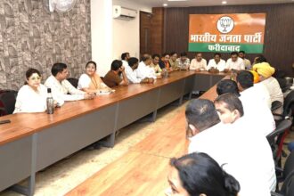 A grand resolution to express gratitude towards development in Faridabad. Vikasit Faridabad Thank You Rally will be held on 4th April.