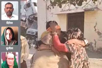 6 people including a husband and wife going to celebrate Holi died: Bus-car collision on Yamuna Expressway