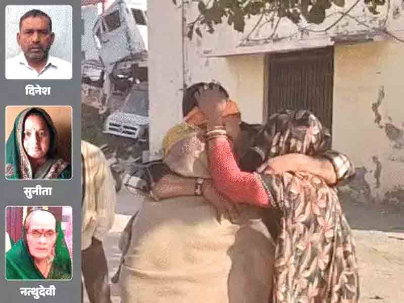 6 people including a husband and wife going to celebrate Holi died: Bus-car collision on Yamuna Expressway