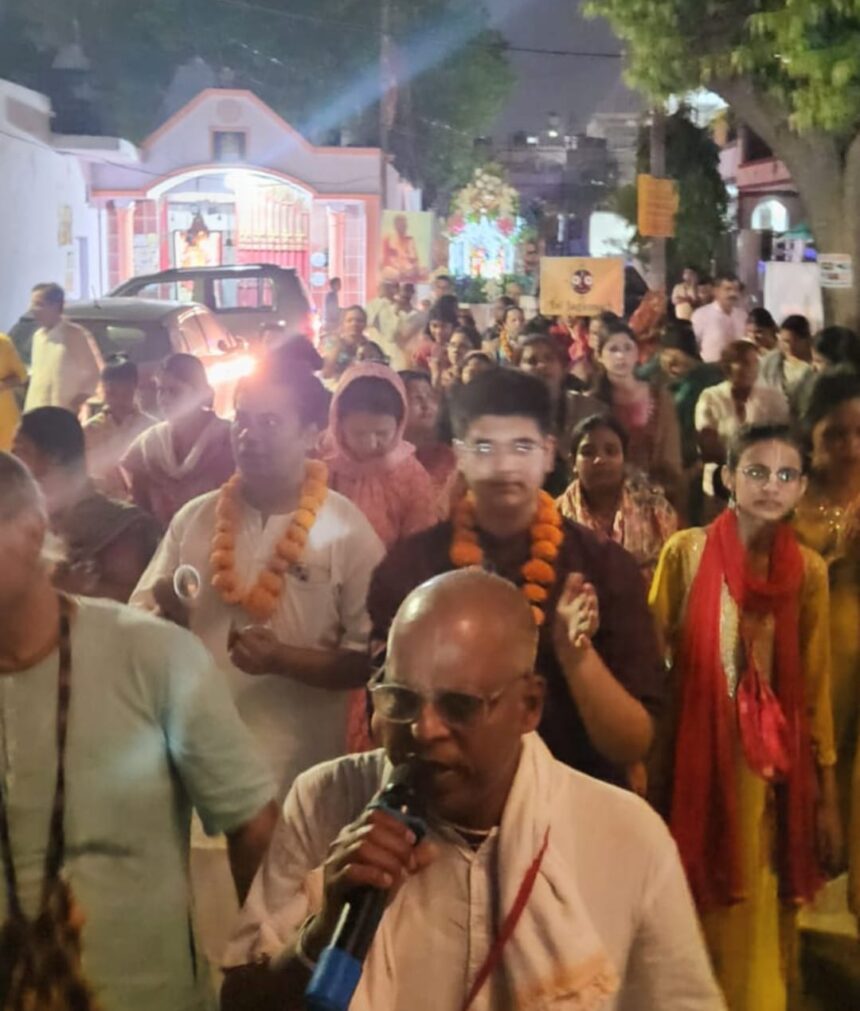 ISKCON Temple Faridabad; Harinam Sankirtan for World Peace