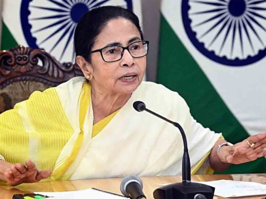 Mamata Banerjee's protest continues for the second day; she remained at the protest site throughout the night.