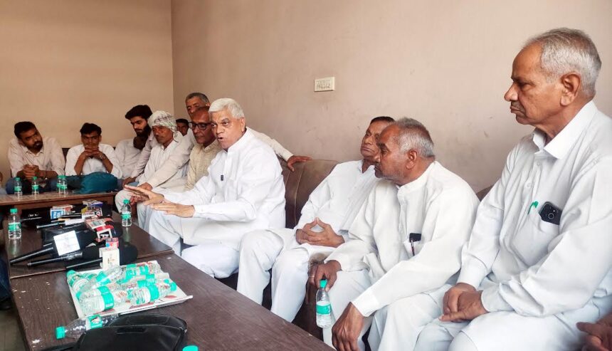 Paddy scam worth crores of rupees in Palwal grain market, vigilance should investigate: Raghubir Tewatia