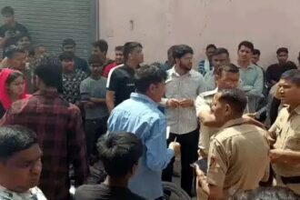 A dispute over riding a bike in Ballabhgarh led to firing on a man.