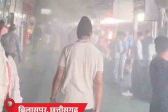 Chhattisgarh records 43°C, railway station witnesses spout of water