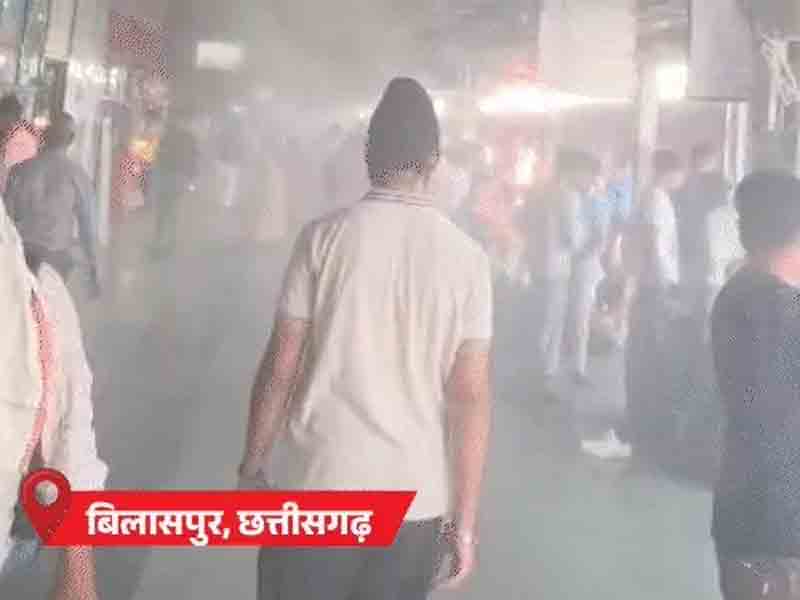 Chhattisgarh records 43°C, railway station witnesses spout of water