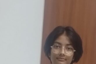 Faridabad student Riya Sharma won the first place in the drawing competition at the grand finale of the TV reality show held in Chandigarh.