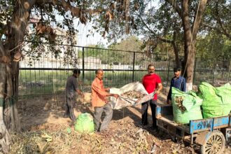 Block Ditu Sector 10 RWA launched a cleanliness drive in their block.